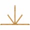 Ekena Millwork Saratoga Rough Sawn Timber Gable Bracket, Western Red Cedar, 108"W x 72"H x 4"D x 4"F, 16/12 Pitch GBW108X72X0404SAR00RWR - alternate 1